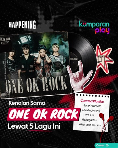 5 Lagu ONE OK ROCK yang Wajib Didengar untuk Pemula