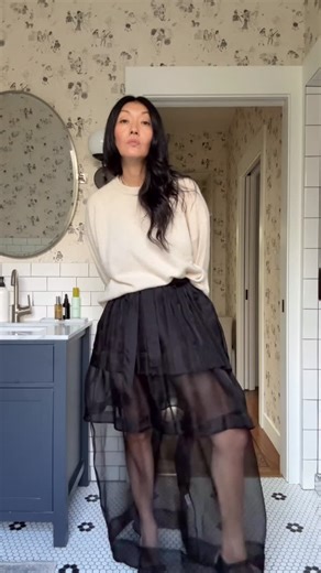 Meredith Peck on Instagram: "Stylish with a perfect touch of coziness. I love these effortlessly chic looks and this color combination. Show up with just enough elegance but stay comfortable. Am I right?"