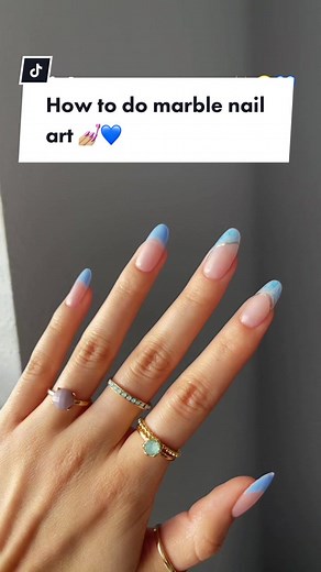 Marble Nail Art Tutorial: Less is More Design