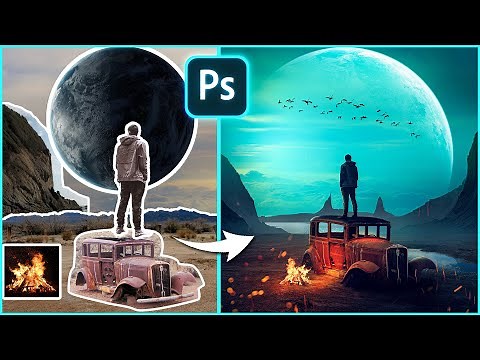 Fantasy View Photoshop Manipulation Tutorial|Speed Art