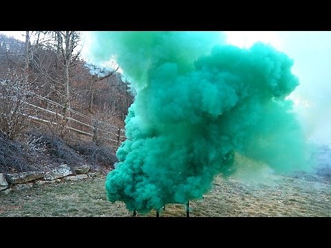Airsoft Smoke Grenade Test - Burst Smoke Grenades