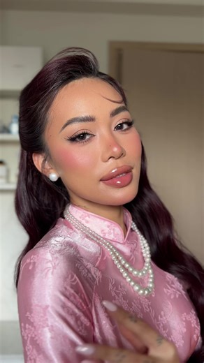 Team áo dài lưu lại liền layout này đi hihi #makeup #makeuptutorial #makeuptransformation #thuvienmakeup