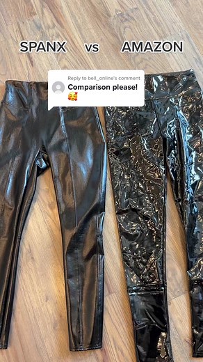 Spanx vs Amazon Leggings Comparison