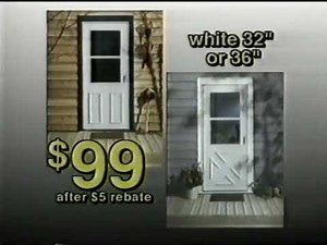 Mastercraft Storm and Screen Doors/Tribune Carpets - Menards (1999)