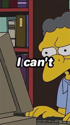 Moe has an online doll girlfriend 😍😂 #simpsons #viral #viralvideo