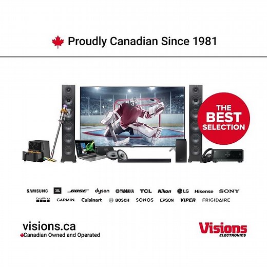 Visions Electronics - Proudly 100 Percent Canadian Owned and Operated! #sale#clearance#canada