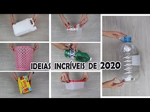 8 IDEIAS INCRÍVEIS DE RECICLAGEM CRIATIVA - Qual a sua preferida?