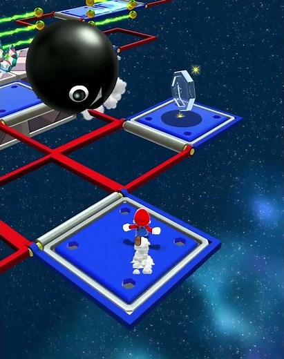 Beating Flip-Swap with ONLY Blue Platforms? (Super Mario Galaxy 2)