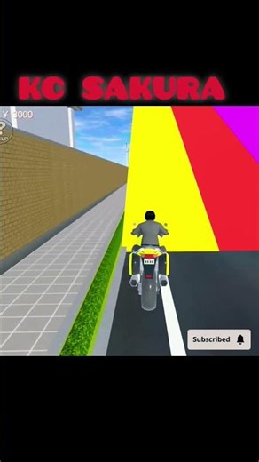 yuta mio naik sepeda #sakura #sakuraschoolsimulator #roblox