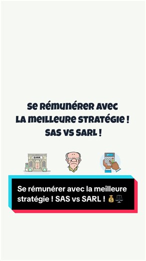 Se rémunérer avec la meilleure stratégie ! SAS vs SARL ! 💰⚖️ Salaire, dividendes, cotisations sociales, retraite… choisir entre SAS et SARL peut avoir un impact énorme sur ce qu’il te reste réellement en poche. La SAS n’est pas systématiquement meilleure pour les dividendes, tout comme la SARL n’est pas toujours plus avantageuse pour la rémunération. À revenu identique pour le dirigeant, le coût total pour l’entreprise peut être très différent selon le statut choisi. La meilleure stratégie ? Fa