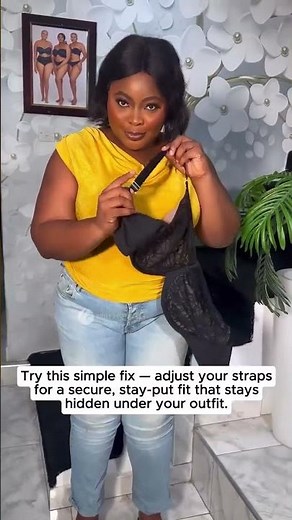 Bra Straps Keep Slipping? Here’s What to Do Before Tossing It! #BriefEssentials #brahack #reels #fyp