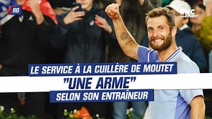 Roland-Garros : le service à la cuillère de Moutet, "une arme" selon son entraîneur