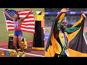 First-time world champions outshine stacked fields in the 100m at 2025 Worlds | NBC Sports