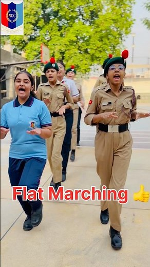 Ncc Warm-Up Drill || Full Flat March🔥🇮🇳🫡 #ncc #trending #shorts