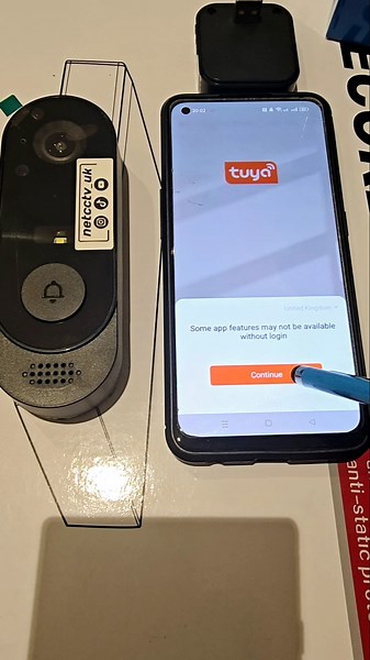 Setting up my Tuya Smart Life video doorbell! 📱🏠 #SmartHome #Tech #Doorbell #Setup #SmartLife