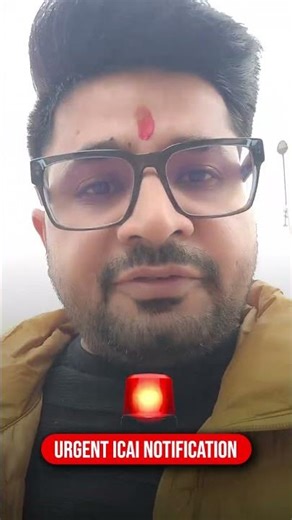 ICAI Ki Notification Aa Gayi Hai 🚨 | CA Students Must Watch | CA Vivek Gaba