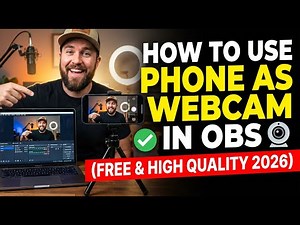 HOW TO Use Your Phone as a Webcam in OBS (Free & High Quality 2026)