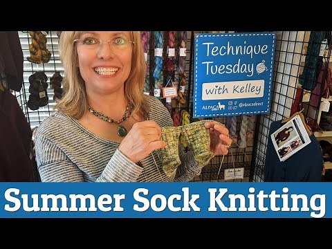 Summer Sock Knitting Techniques and Yarns