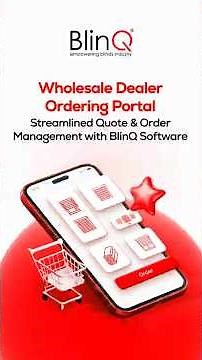 Wholesale Dealer Ordering Portal | Streamlined Quote & Order Management with BlinQ Software