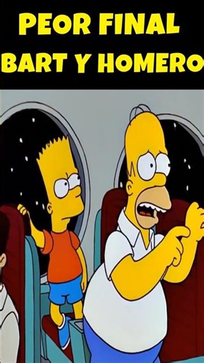 PEOR FINAL BART Y HOMERO LOS SIMPSON #shorts #lossimpson #homerosimpson #bartsimpson #goku
