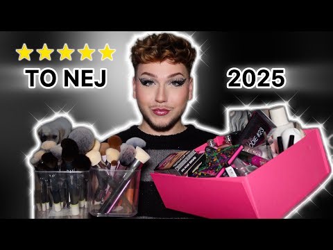 Detailně recenzuji moje topky za rok 2025! -kosmetika, štětce a yapping