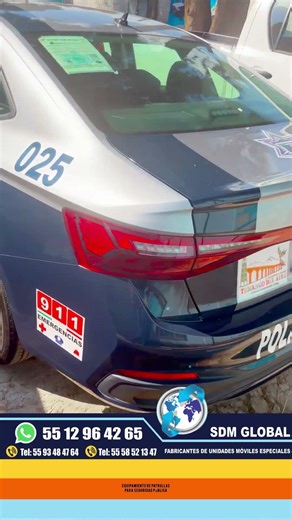 Equipamiento de patrullas conversión fabricantes venta unidades móviles para seguridad pública