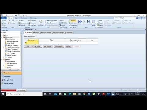 Aspen Plus | Plotting graph of estimated properties.