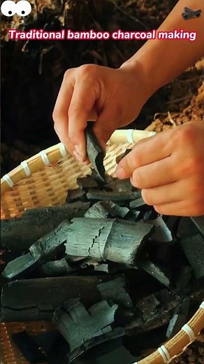 How to make charcoal from bamboo?Traditional bamboo charcoal making