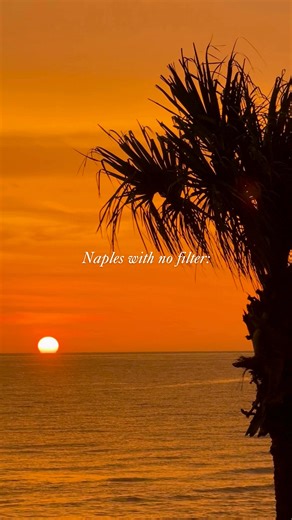 A moment worth pausing for, no filter necessary. Send this to someone you want to spend sundown on Vanderbilt Beach with. | The Ritz-Carlton, Naples