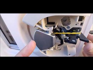 Repair of the motorhome door lock, Baur brand