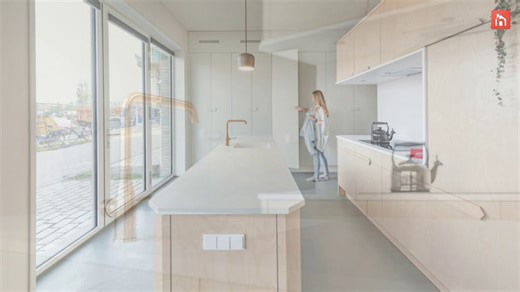 Small loft in Amsterdam with secrets hidden in its furniture