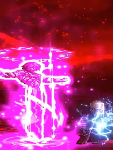 Purple Dark Spirit Battles Spiritland Lord in KOF 2002