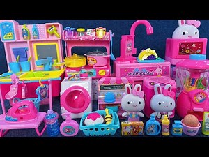 12 Minutes Satisfying with Unboxing Hello Kitty Kitchen and Laundry Set Toys ASMR | Review Toys