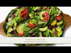 Healthy Green Vegetable Salad different types of salad