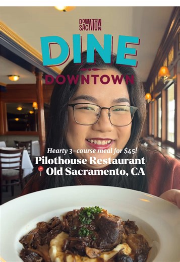 🛥️ Pilothouse’s Dine Downtown 2026 Menu 🌿 (hosted) Pilothouse has a great menu this year for Dine Downtown- check it out if you need dinner plans this weekend! 📍1000 Front St Sacramento, CA 95814 Menu includes: 🌿 Nduja Croquette- Basil pistou, grana padano 🫜 Roasted Beet Dip- Fried lentil, toasted naan 🧅 Short Rib Bourguignon- Cipollini onion, crimini mushroom, aligot potatoes 🥔 Pesto Gnocchi- Walnut pesto, Italian sausage, grape tomato 🥬 Braised Cabbage- Chickpea shakshuka, crispy leeks