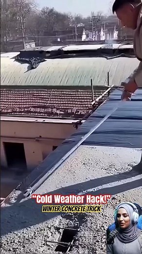 Smart Construction Technique: Concrete Protection in Freezing Temps!