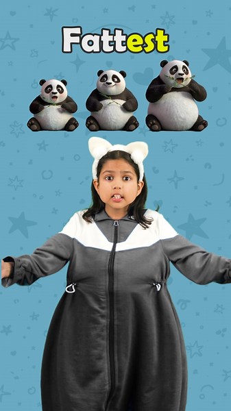 Fat–Fatter–Fattest 🔤 | Learn ER & EST Adjectives | Kids English | Adi Connection #shorts