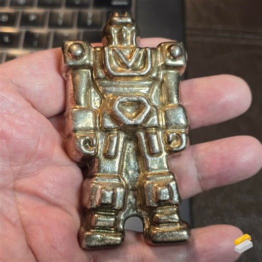 PeerMetals Listings | 🔥 HOT LISTING 🔥 11.8 Troy Oz 999 Poured Silver Transformer / Robot This is a hefty, 11.8 troy ounce 999 Silver Poured... | Instagram