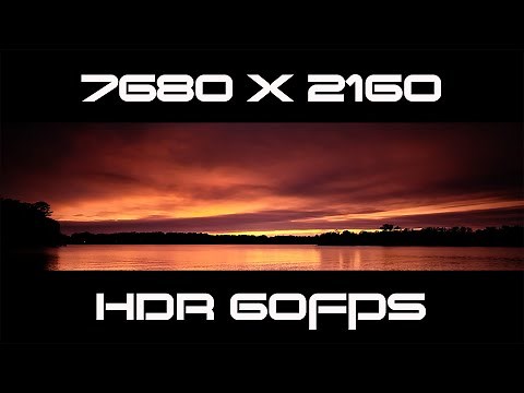 Purple sunset. Super Ultrawide 32:9 8K HDR 60fps.