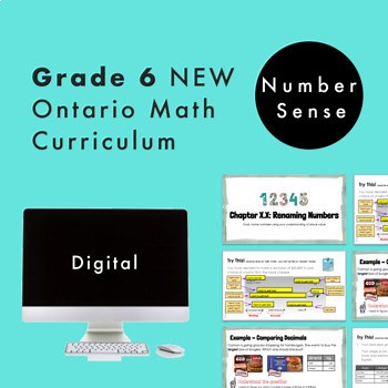 Grade 6 Ontario Math Curriculum | Number Sense | Google Slides & Form
