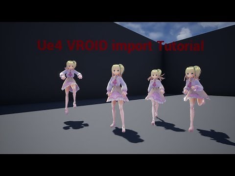 VROID to Ue4 Tutorial import / retarget [Requested]