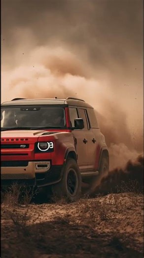 Land Rover Defender Extreme Off-Road Test Drive-Kicking Up Massive Dust Clouds! #landrover #shorts