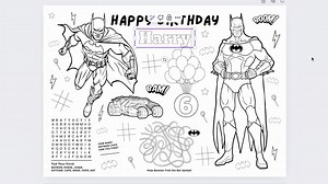 Bat Hero Coloring, Boy Birthday Party Activity, Supper Hero Coloring, Party Activity Coloring, Heroes Birthday Activity Page, Hero Worksheet - Etsy