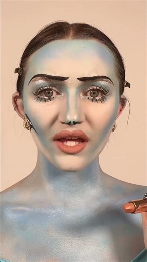 Corpse bride makeup🪦 #corpsebride #halloweenmakeup #makeuptutorial #creativemakeup #spookymakeup