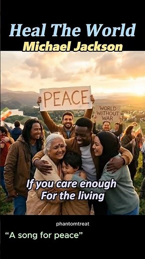 Michael Jackson - Heal The World (lyrics) “A song for peace”