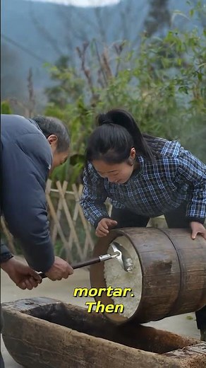 The Ancient Way of Making Rice Cakes 🍚 (2,000-Year-Old Method)