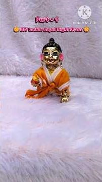 Laddu Gopal Night Dress Making DIY Tutorial Part 1 | Step by Step