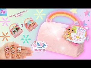 (Triplets!) MGA BABY BORN SURPRISE MINI BABIES SERIES 6 UNBOXING!
