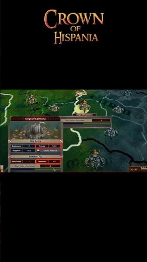 Siege Details in Crown of Hispania #ck2 #ck3 #eu4