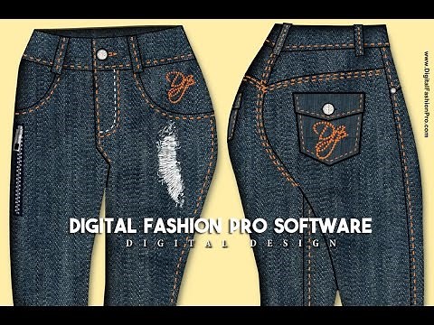 Digital Fashion Pro Software - How to design clothing and make fashion sketches